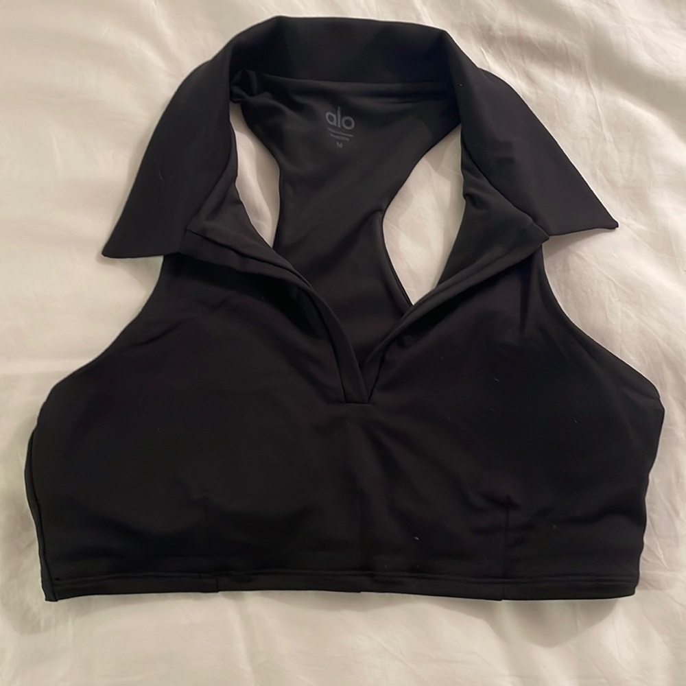 Alo cropped polo